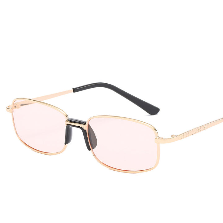 Stilvolle Anguläre Rechteck-Sonnenbrille Karnz