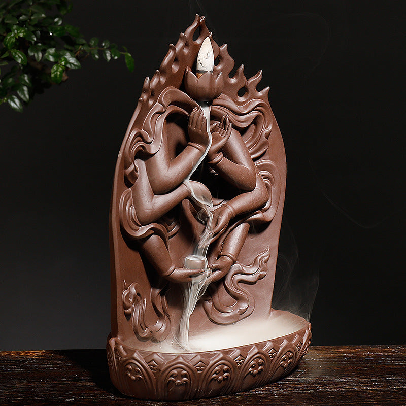 Künstlerischer Mehrarmiger Gott Inkholder