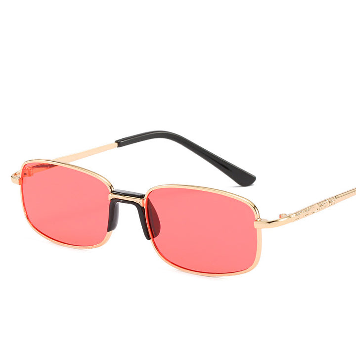 Stilvolle Anguläre Rechteck-Sonnenbrille Karnz