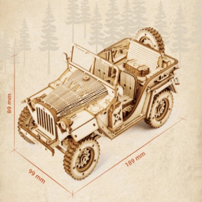 Super Holzmechanisches Modell Puzzle Set | Karnz