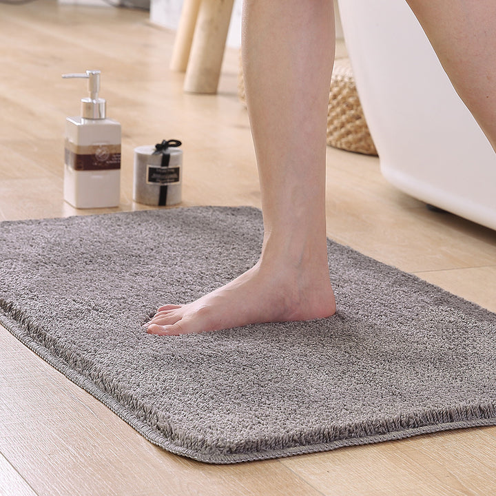 Weicher Plüsch-Badeteppich für das Badezimmer