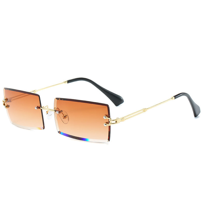 Moderne geometrische Rahmen-Sonnenbrille Karnz