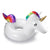 Damen aufblasbarer Einhorn-Schwimmring mit farbenfrohem Design Karnz