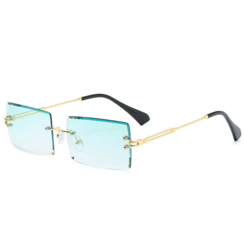 Moderne geometrische Rahmen-Sonnenbrille Karnz