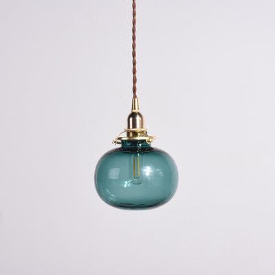 Vintage Glas Pendelleuchte