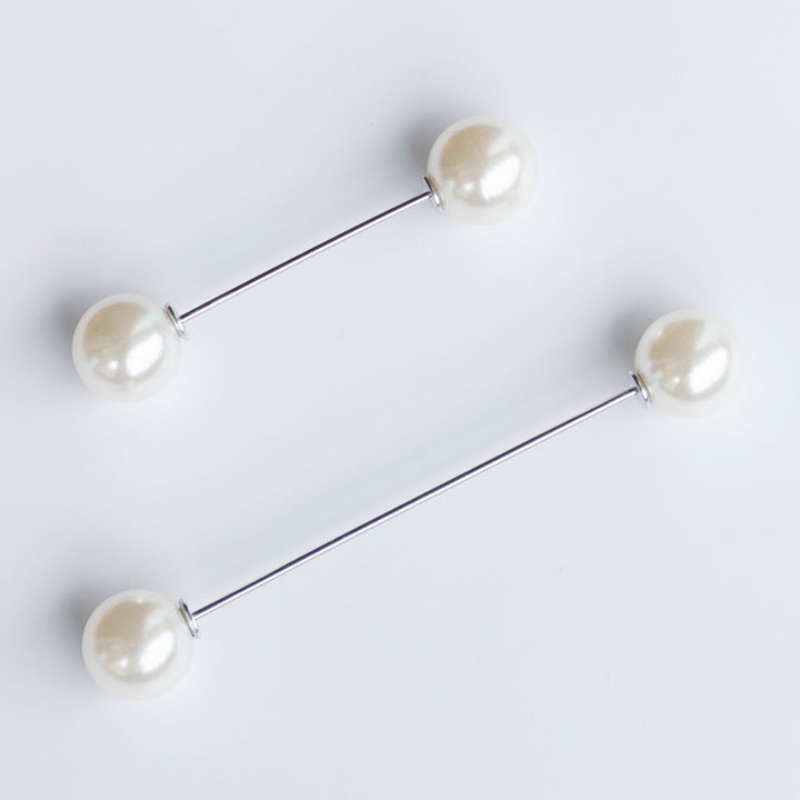 Modern Ball-Stud Brosche Set Karnz