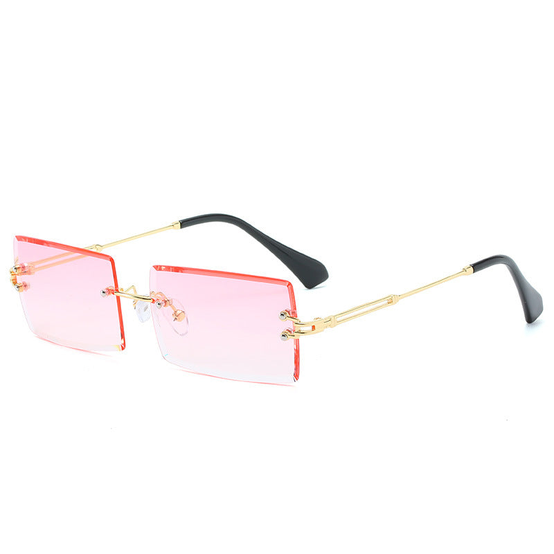 Moderne geometrische Rahmen-Sonnenbrille Karnz