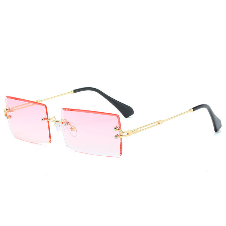 Moderne geometrische Rahmen-Sonnenbrille Karnz