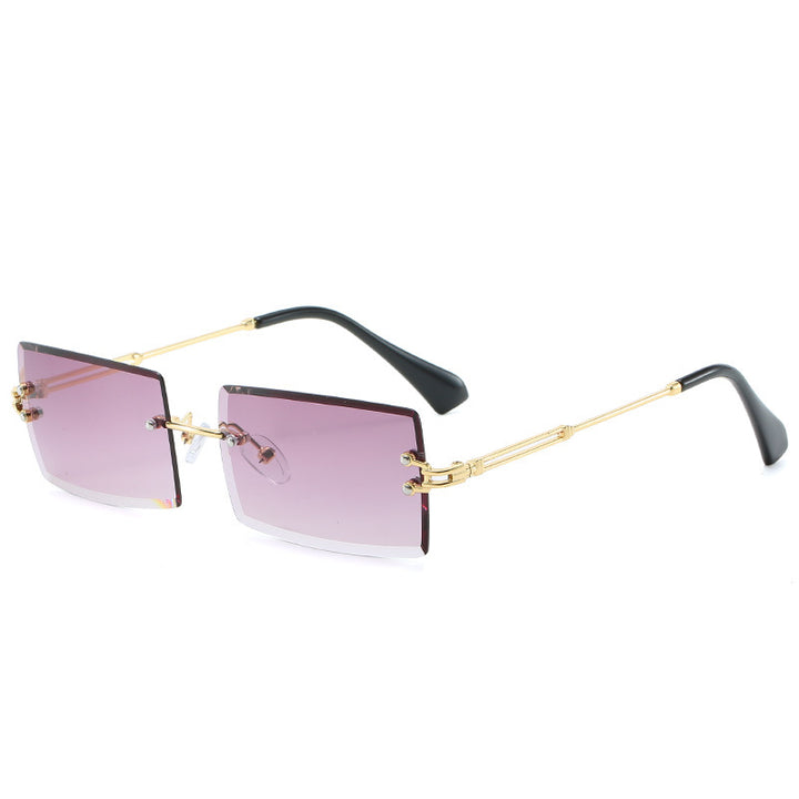 Moderne geometrische Rahmen-Sonnenbrille Karnz