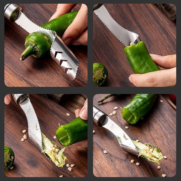 Edelstahl Chili Samenentferner | Karnz