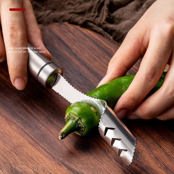 Edelstahl Chili Samenentferner | Karnz
