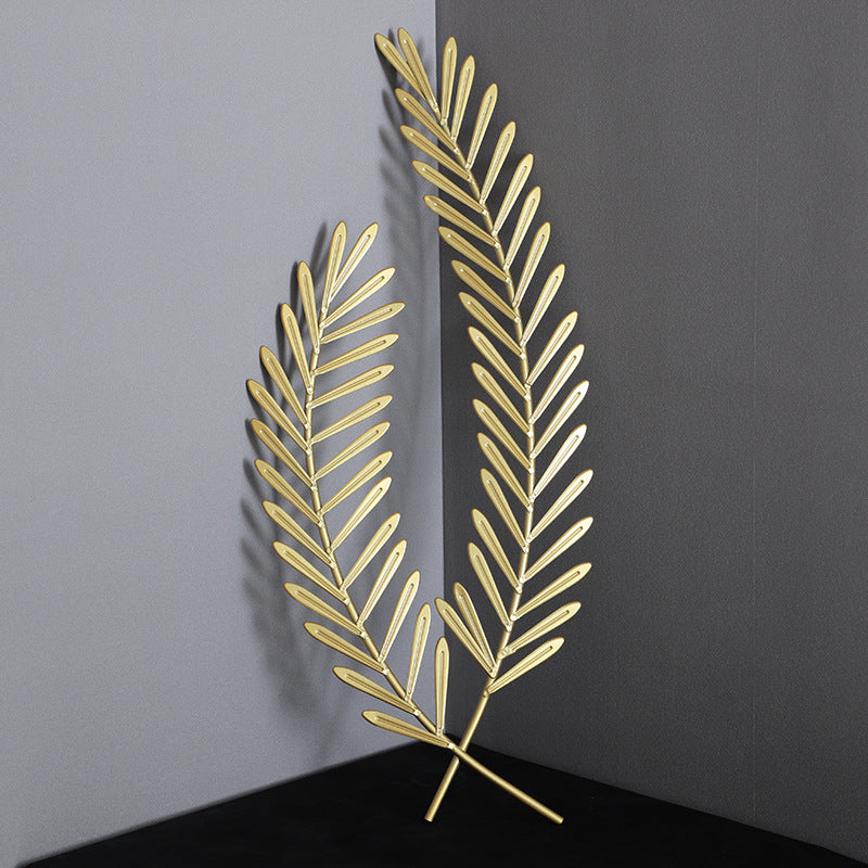 Dekorative Metalblattform Wandkunst Karnz
