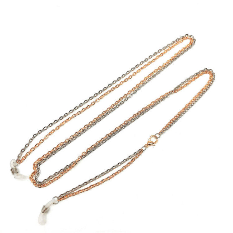Dual-Layered Metallische Brillen-Kette Karnz