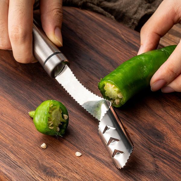 Edelstahl Chili Samenentferner | Karnz