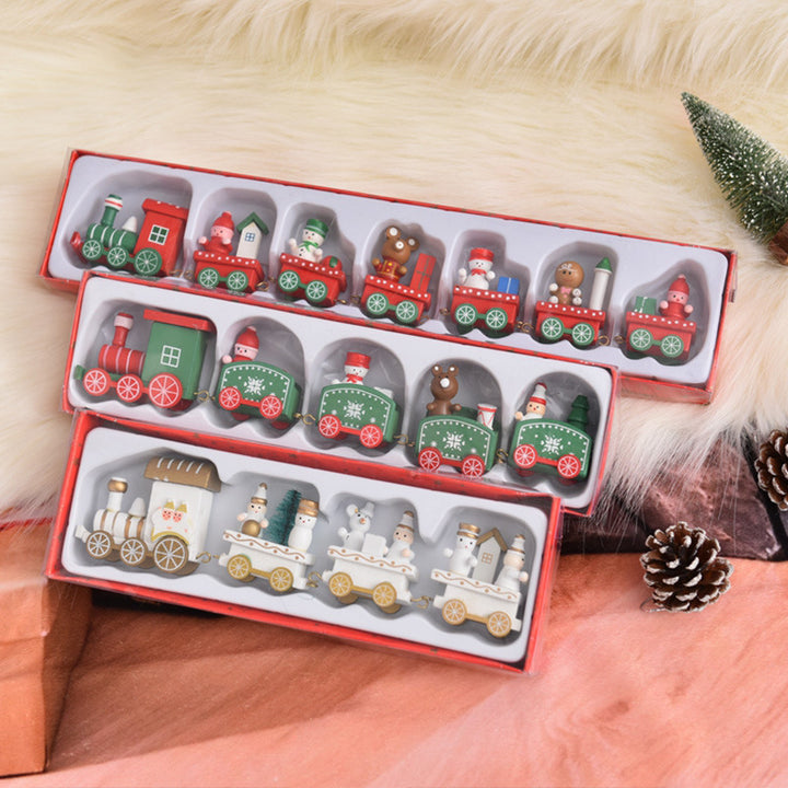 Dekorativer Weihnachtszug