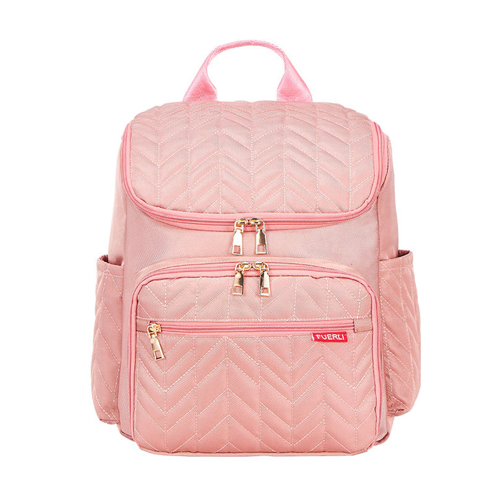 Schicke gesteppt Multi-Fach Rucksack Karnz