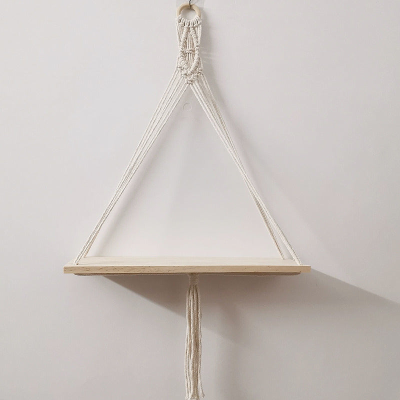 Macramé Wandmontierte Dekorative Regal Karnz