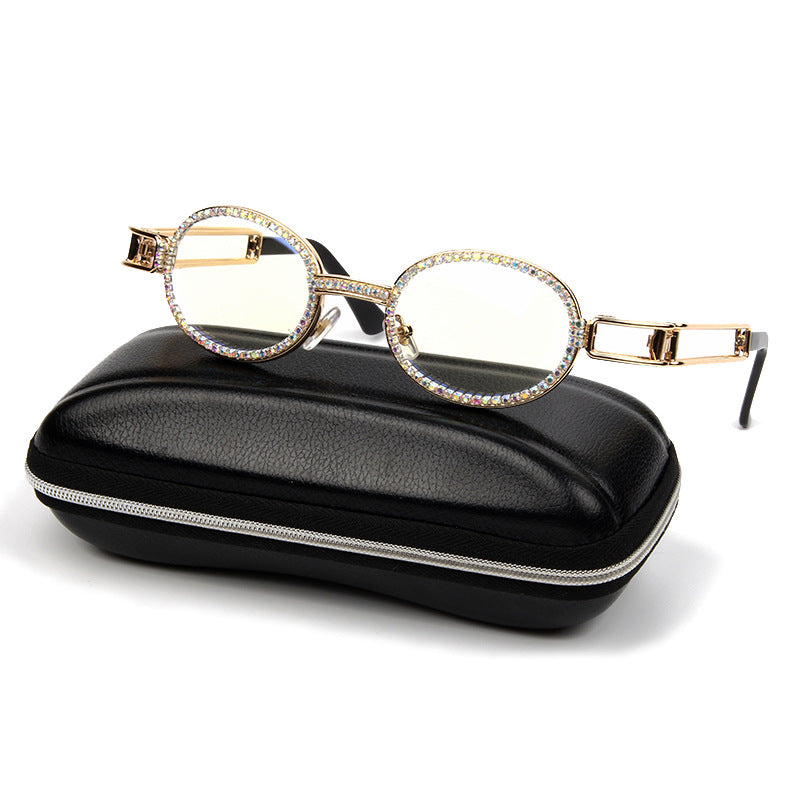 Damen feminine Designer-Sonnenbrille mit extravagantem Rahmen Karnz