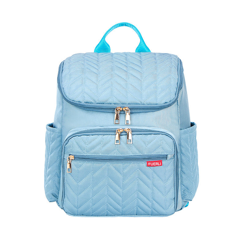 Schicke gesteppt Multi-Fach Rucksack Karnz