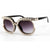 Damen stilvolle Oversize-Sonnenbrille mit funkelnden Strass-Applikationen Karnz