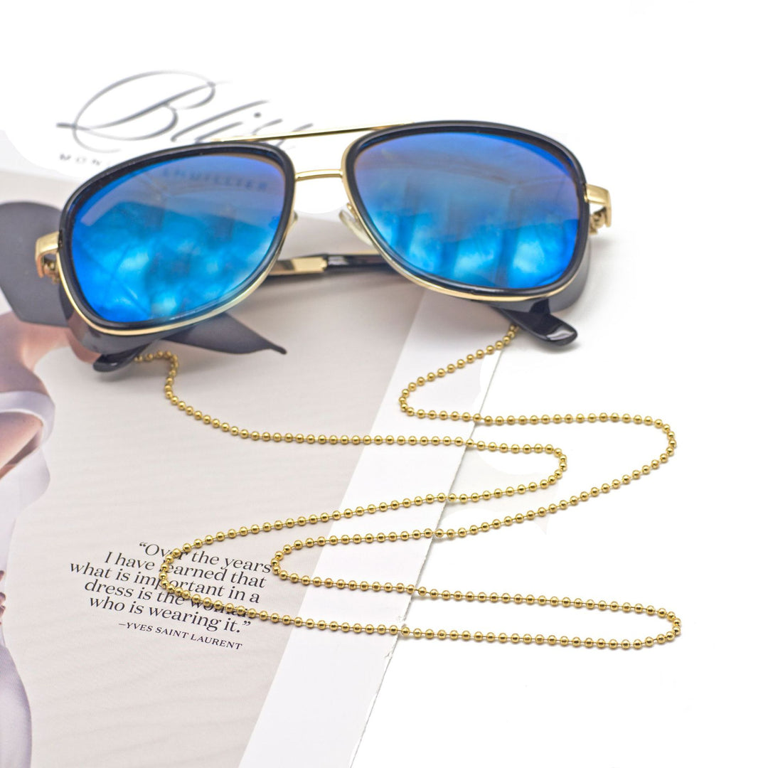 Elegante Perlen Brille Kette Karnz