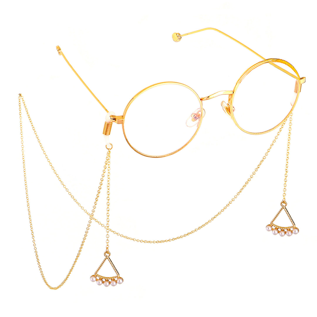 Elegante dreieckige Brillen-Kette Karnz