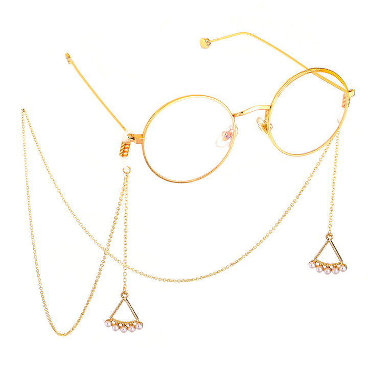 Elegante dreieckige Brillen-Kette Karnz
