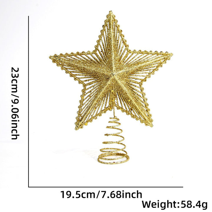 Weihnachtsbaum-Spitzenstern, 3D-Design