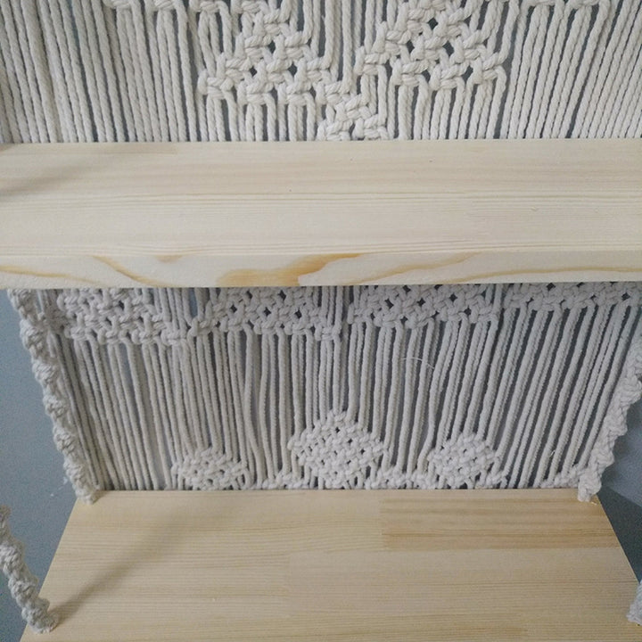 Macramé Wandregal Organizer Karnz