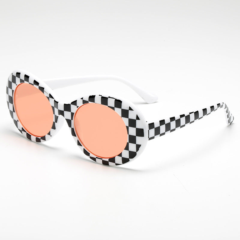Damen modische ovaler Sonnenbrille Karnz