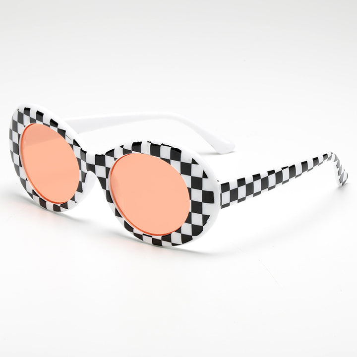 Damen modische ovaler Sonnenbrille Karnz