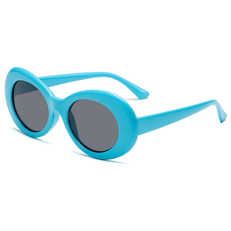 Damen modische ovaler Sonnenbrille Karnz