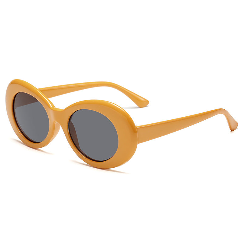 Damen modische ovaler Sonnenbrille Karnz