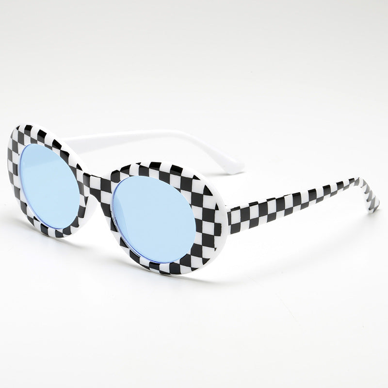 Damen modische ovaler Sonnenbrille Karnz