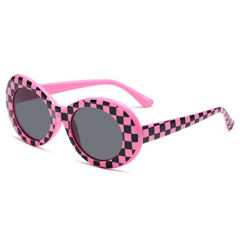 Damen modische ovaler Sonnenbrille Karnz