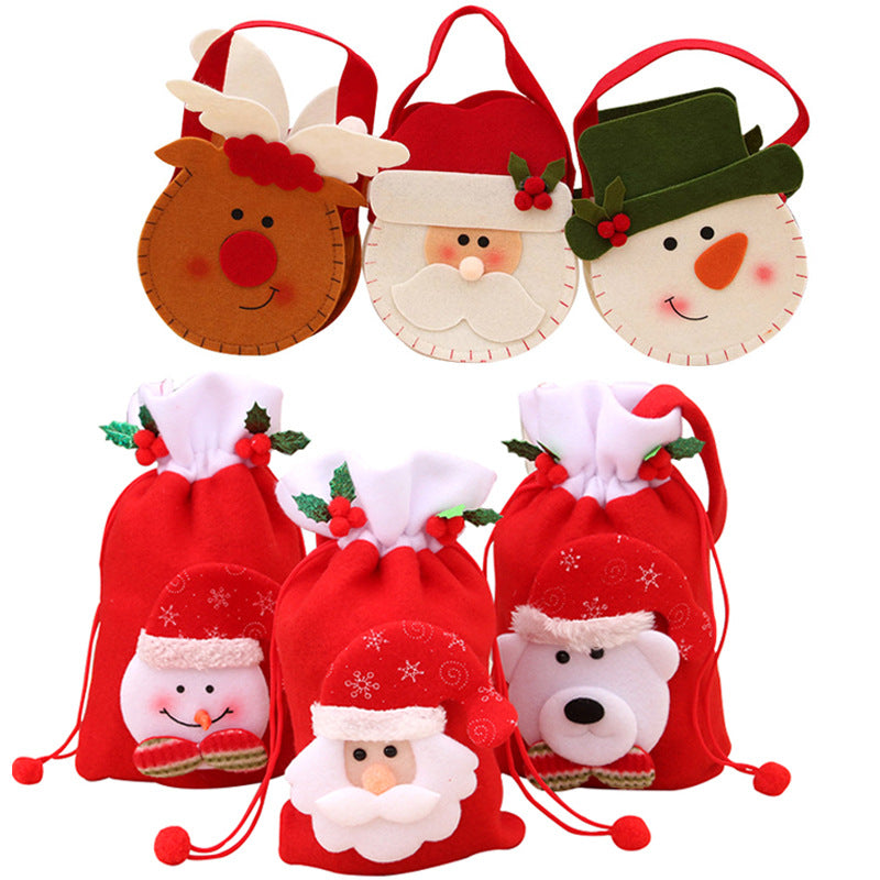 Dekorativer Schneemann Geschenktüte Karnz