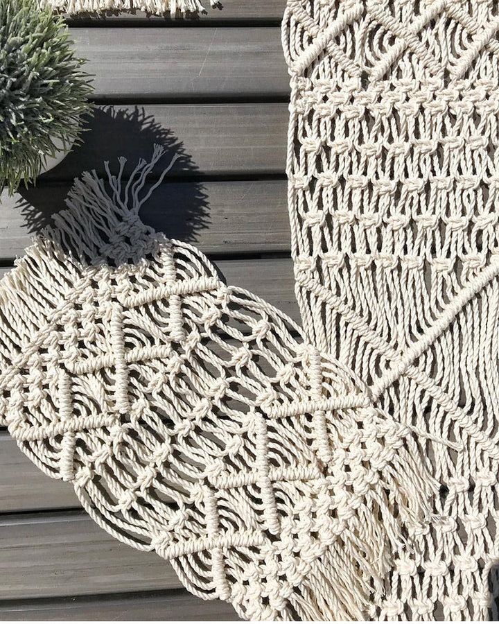 Macramé Wandbehang Karnz