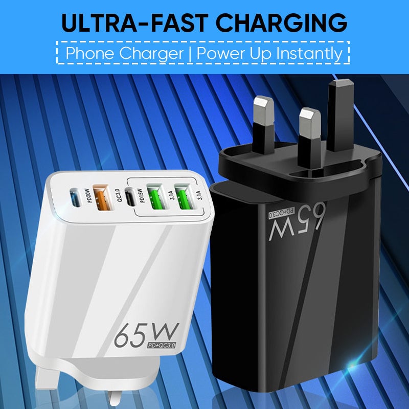 Mehrfach-Port-Adapter 65W Schnellladegerät - US-Standard