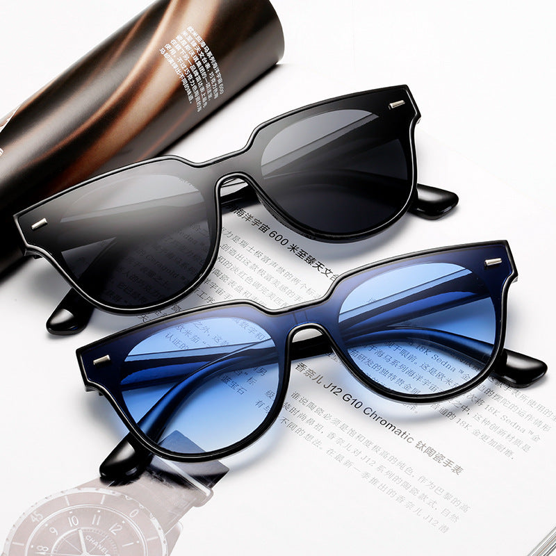Damen modische Katzenaugen Sonnenbrille mit hochwertigem Kunststoffrahmen Karnz