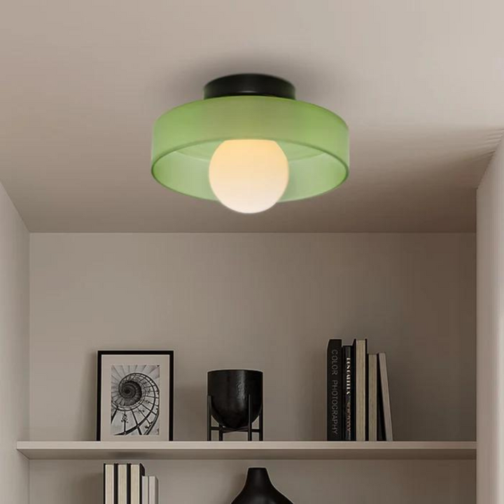 Runde Deckenlampe mit stilvoller Funktionalität - LumiSphere | Karnz