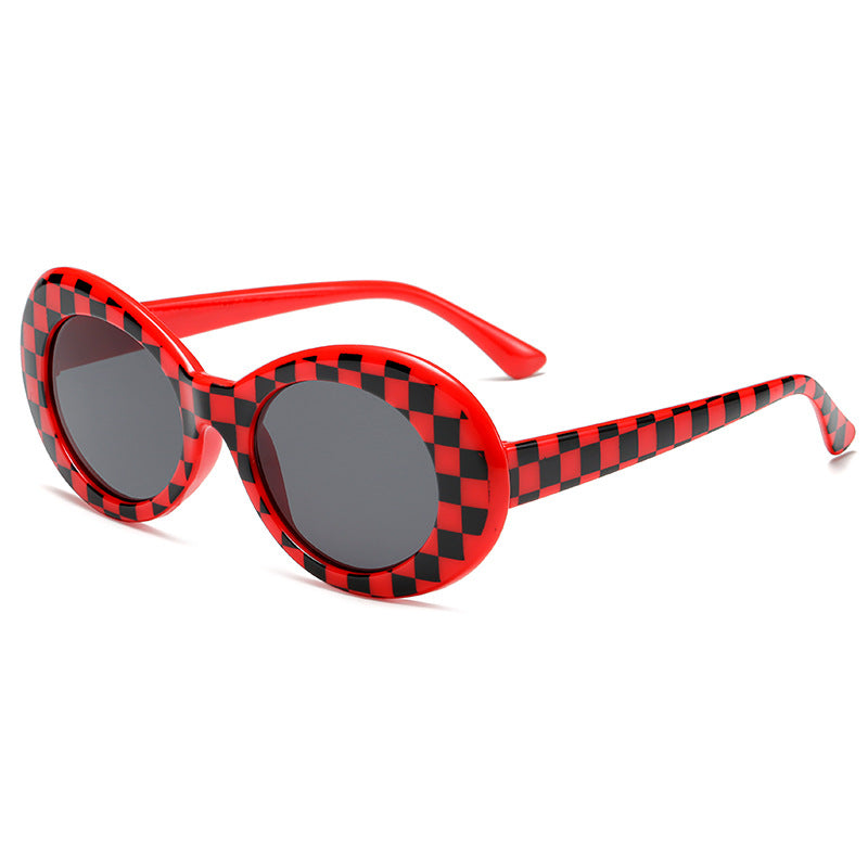 Damen modische ovaler Sonnenbrille Karnz