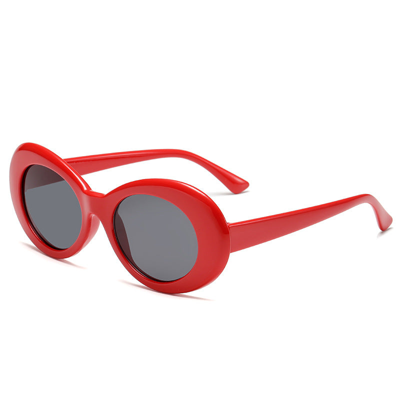 Damen modische ovaler Sonnenbrille Karnz