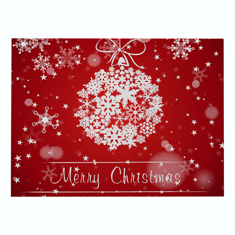 Dekorative Santa Gürtel Rechteckige Tischunterlage