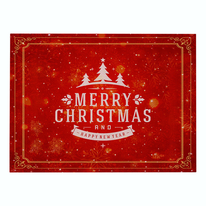 Dekorative Santa Gürtel Rechteckige Tischunterlage