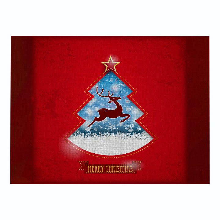 Dekorative Santa Gürtel Rechteckige Tischunterlage