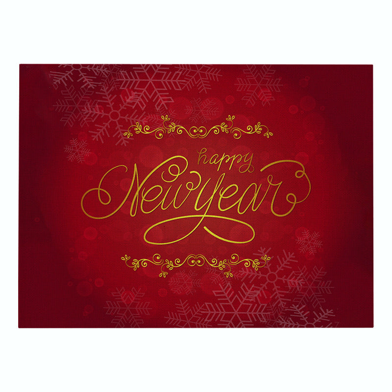 Dekorative Santa Gürtel Rechteckige Tischunterlage