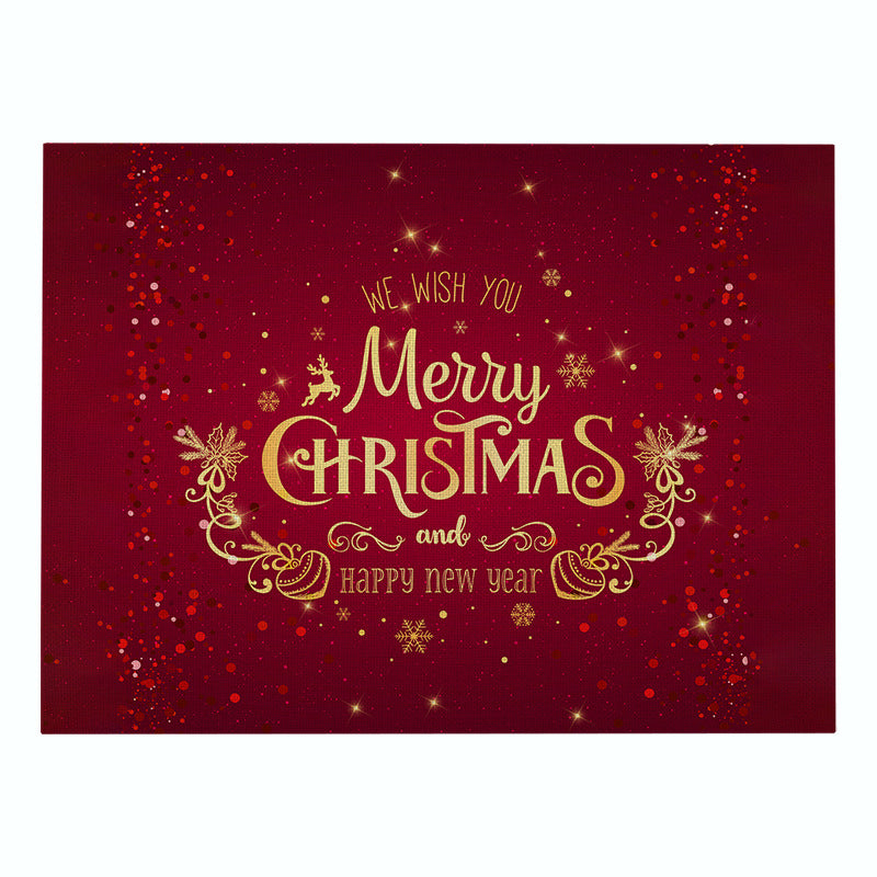 Dekorative Santa Gürtel Rechteckige Tischunterlage