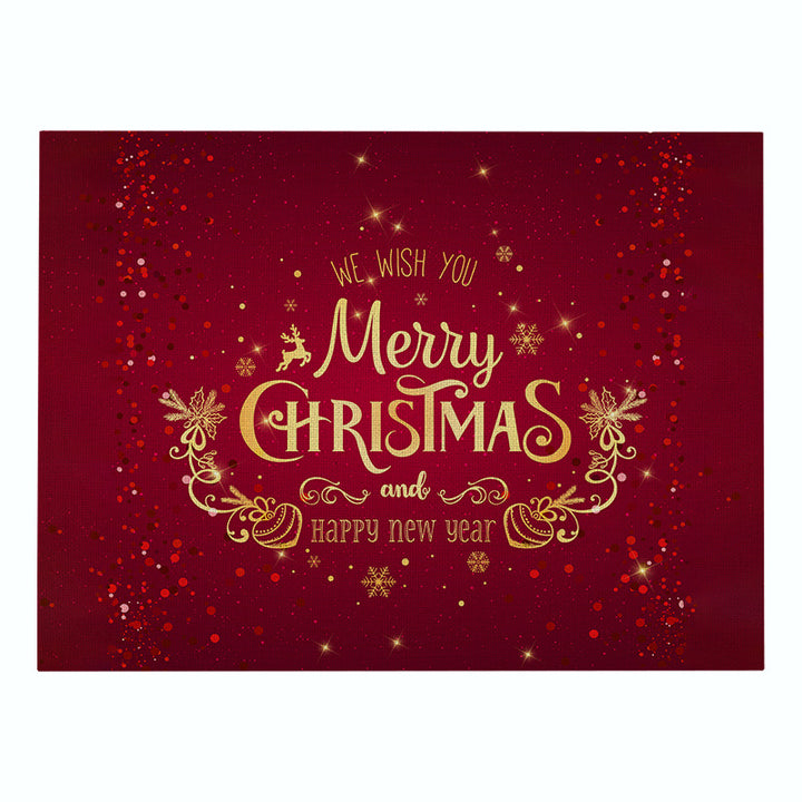 Dekorative Santa Gürtel Rechteckige Tischunterlage