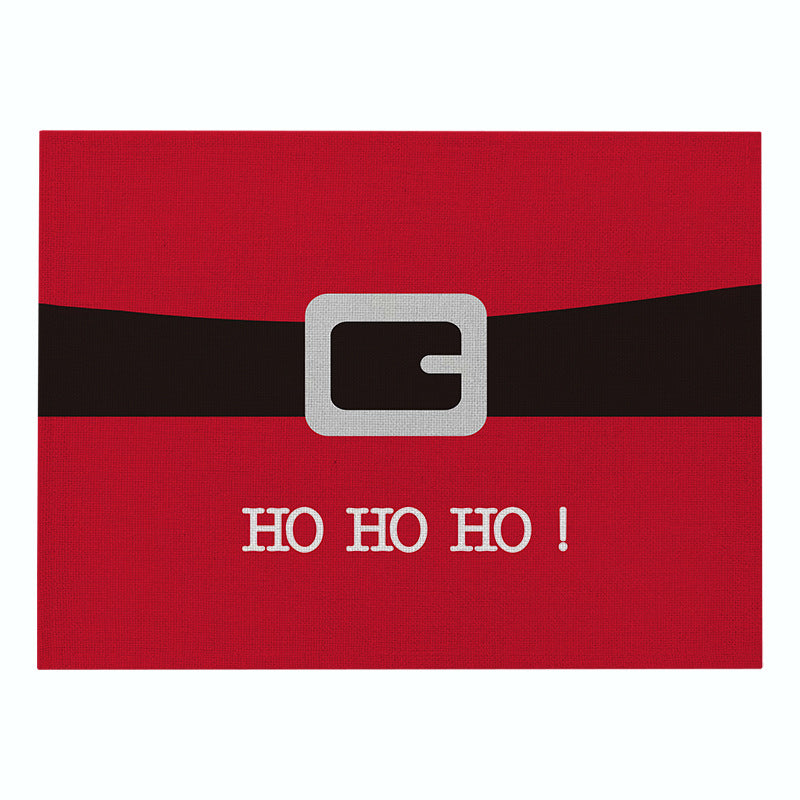 Dekorative Santa Gürtel Rechteckige Tischunterlage