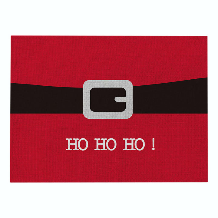 Dekorative Santa Gürtel Rechteckige Tischunterlage